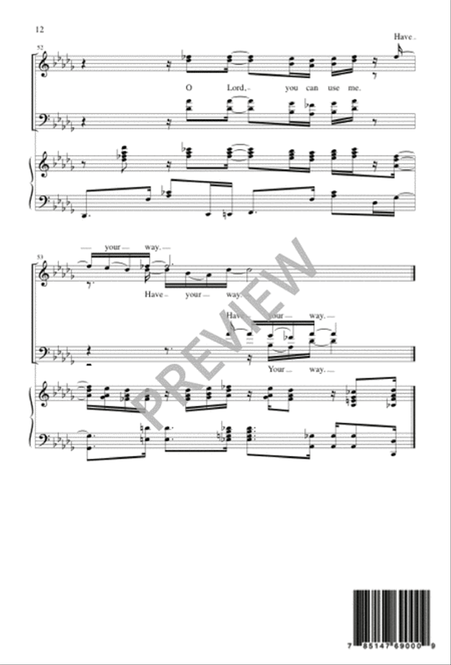 Use Me 4-Part scores gallery preview page 12