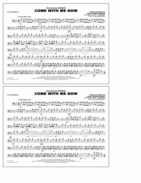 Come with Me Now - 1st Trombone