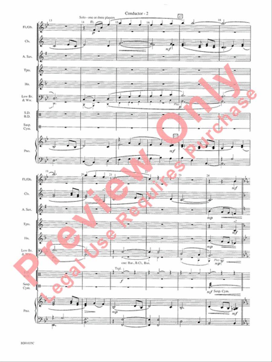 Amazing Grace Amazing Grace Concert Band scores gallery preview page 5