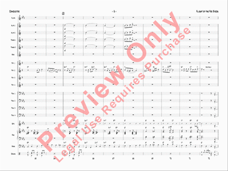 Flight of the Foo Birds Jazz Ensemble scores gallery preview page 11