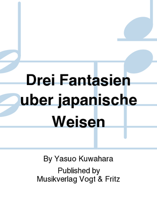 Book cover for Drei Fantasien uber japanische Weisen