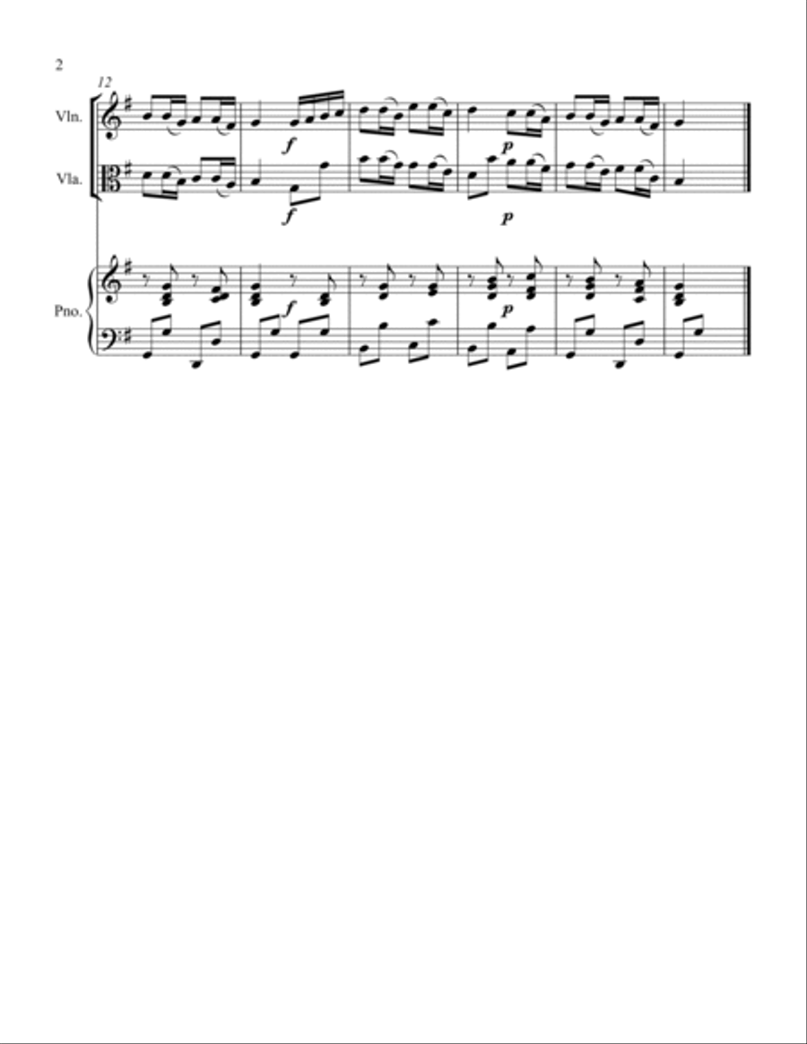 Burlesq Burlesq Piano Trio scores gallery preview page 2