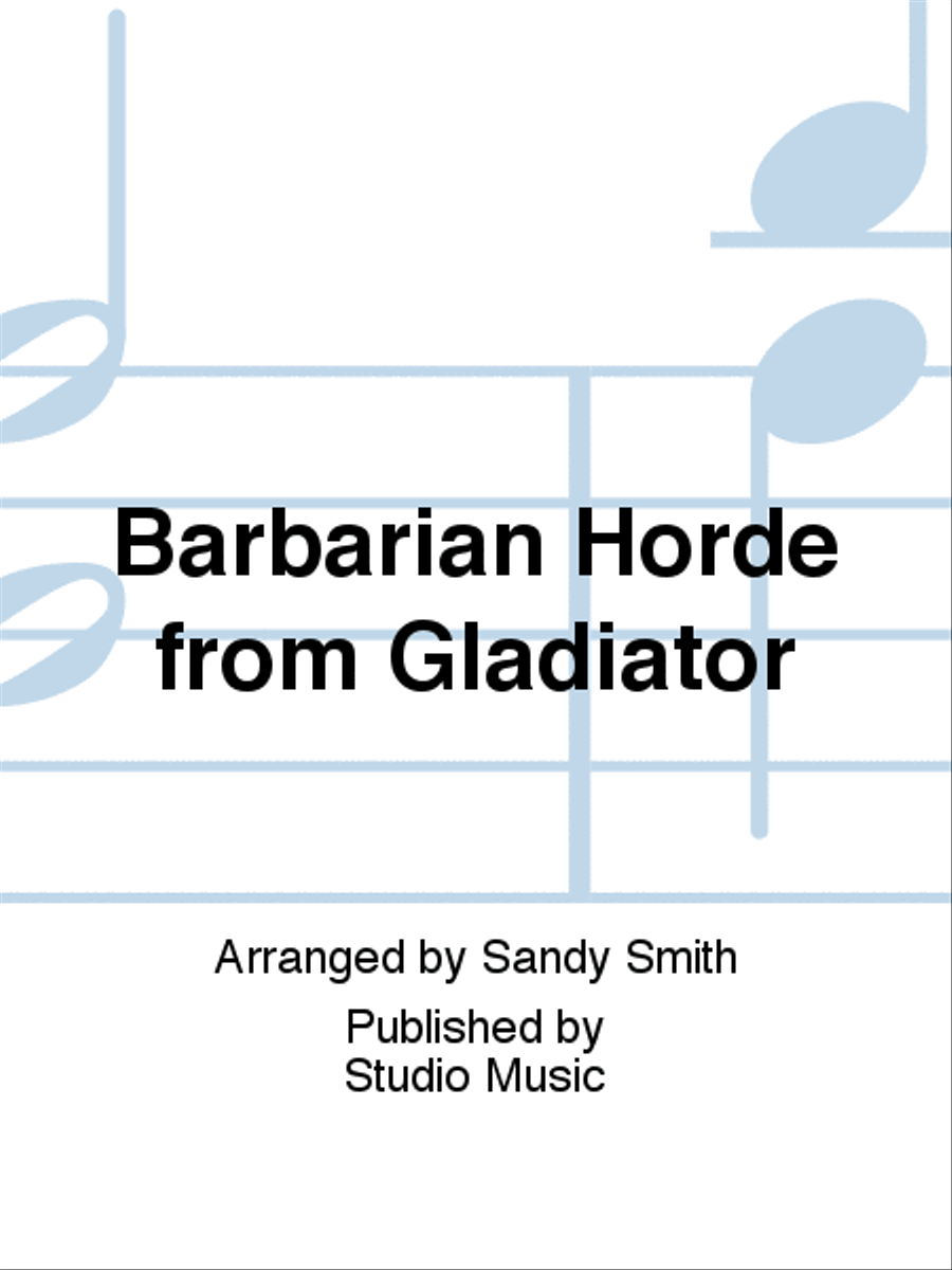 Barbarian Horde from Gladiator Brass Band scores gallery preview page 1