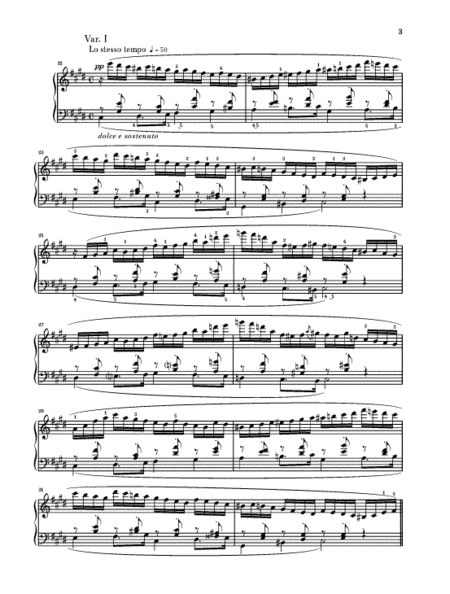 Thème et Variations Op. 73