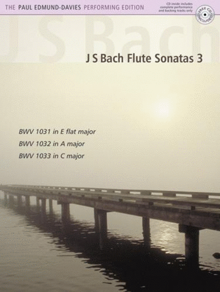 J.S. Bach Flute Sonatas Book 3