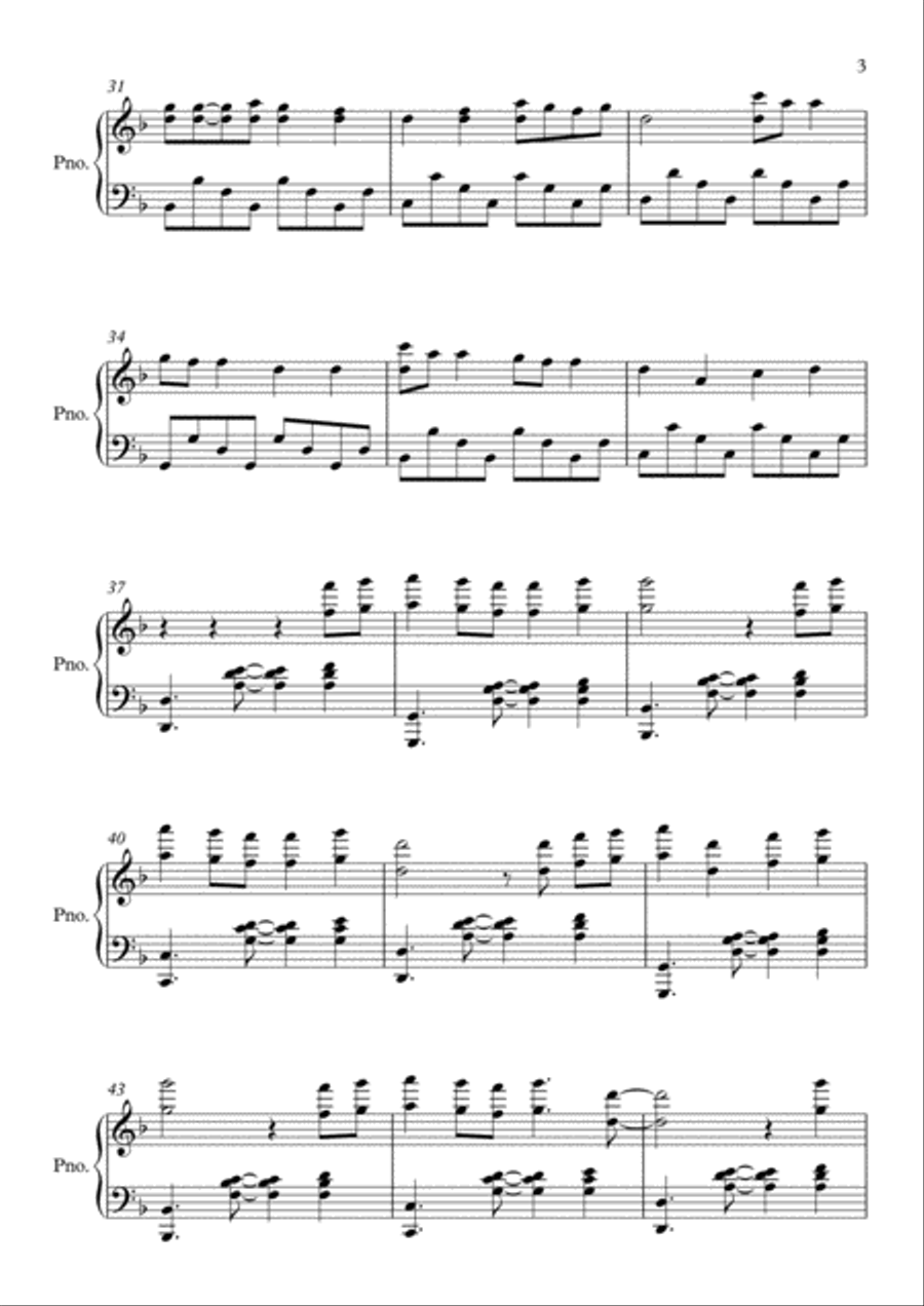 Shape Of You Piano Solo scores gallery preview page 3