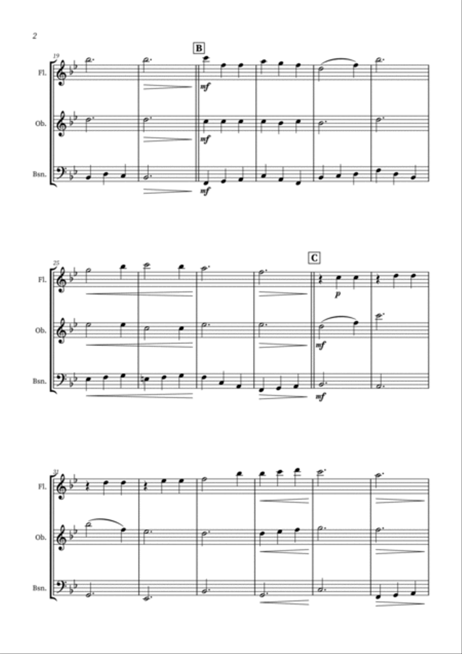 Edelweiss Woodwind Trio scores gallery preview page 2