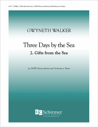 Book cover for Three Days by the Sea: 2. Gifts from the Sea (Choral Score)