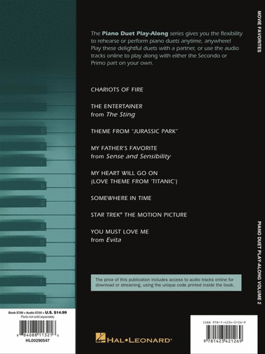 Movie Favorites Movie Favorites 1 Piano, 4-Hands scores gallery preview page 8