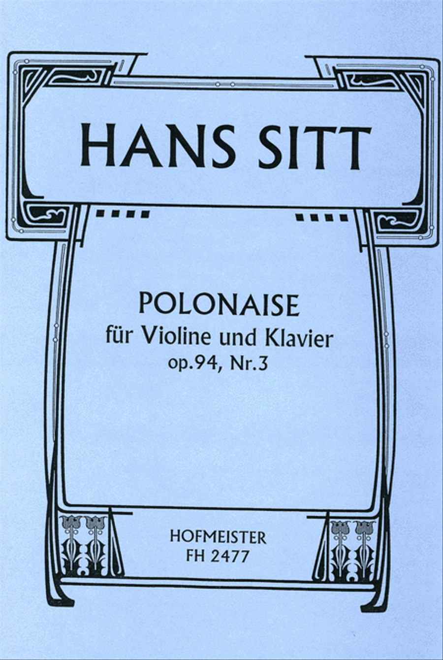 Polonaise, op. 94/3 Violin Solo scores gallery preview page 1