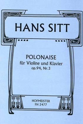 Book cover for Polonaise, op. 94/3