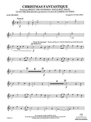 Christmas Fantastique (Medley): 1st B-flat Trumpet