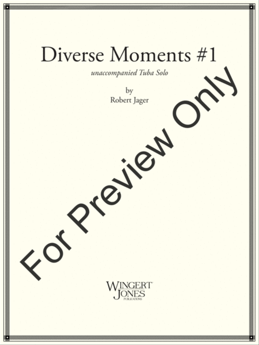 Diverse Moments #1 Tuba scores gallery preview page 2