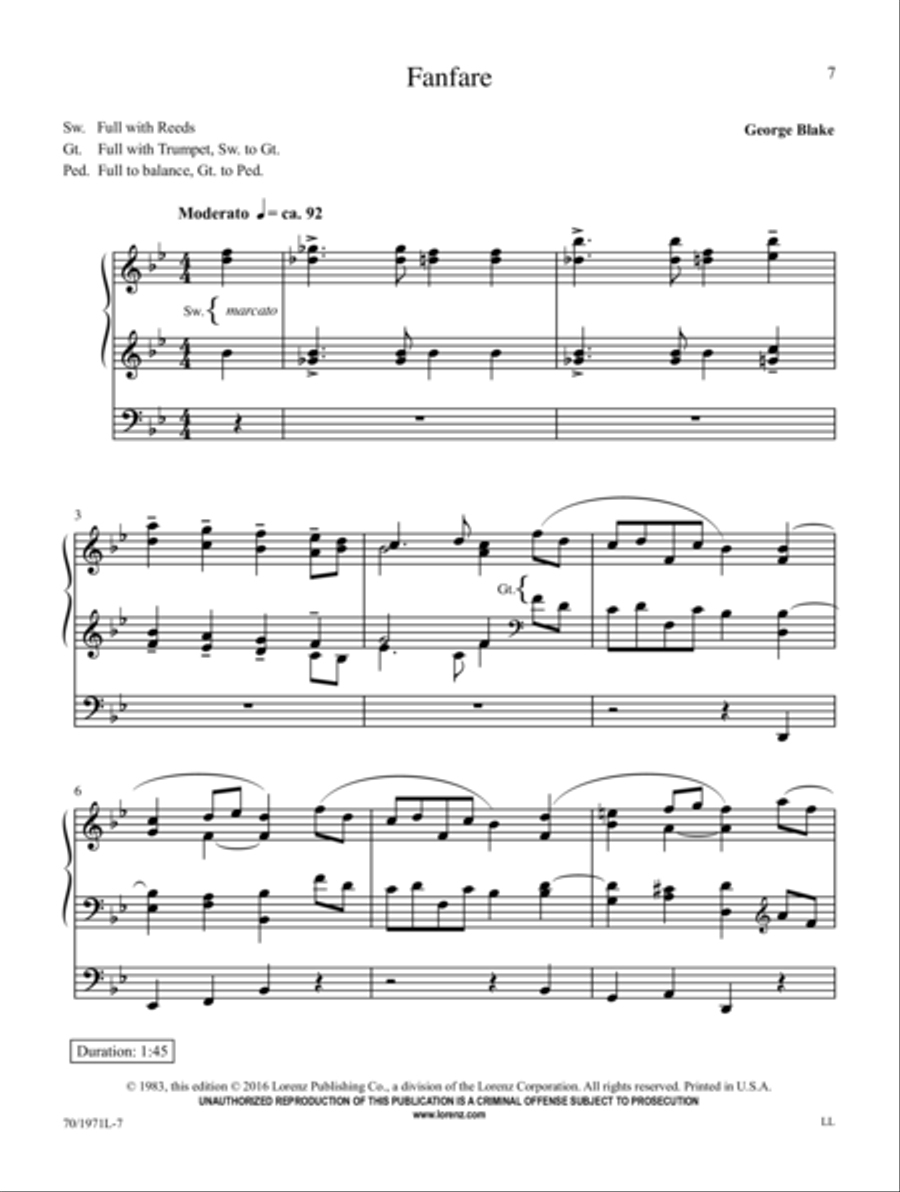 Majesty and Triumph Organ Solo scores gallery preview page 3
