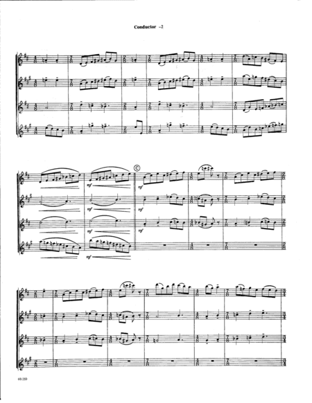 Finale (3rd Movement from "Saxophone Quartet No. 1")