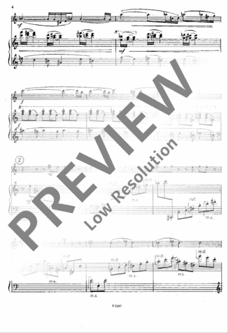Suita Suita Clarinet Solo scores gallery preview page 5