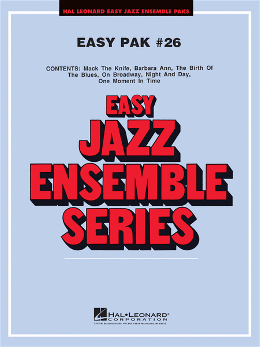 Easy Jazz Ensemble Pak 26 Jazz Ensemble scores gallery preview page 1