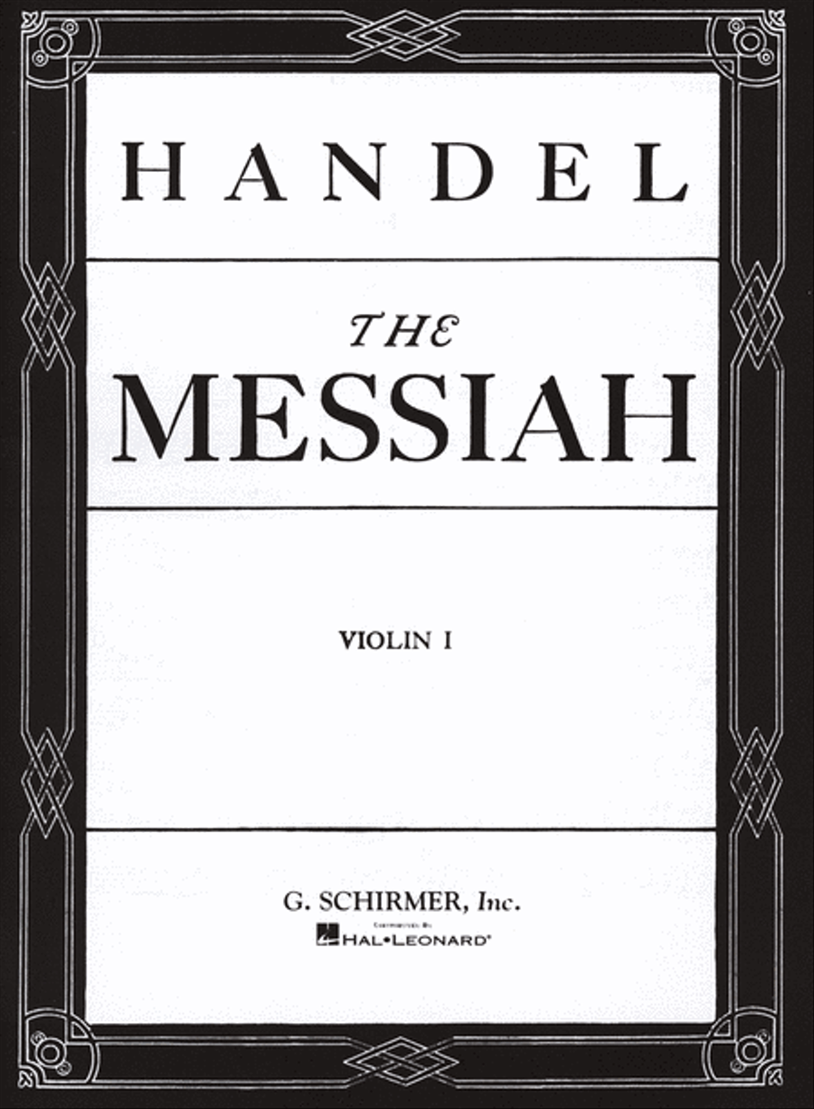 Messiah (Oratorio, 1741) by George Frideric Handel Choir - Sheet Music