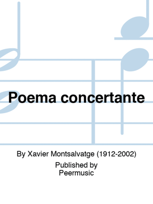 Book cover for Poema concertante