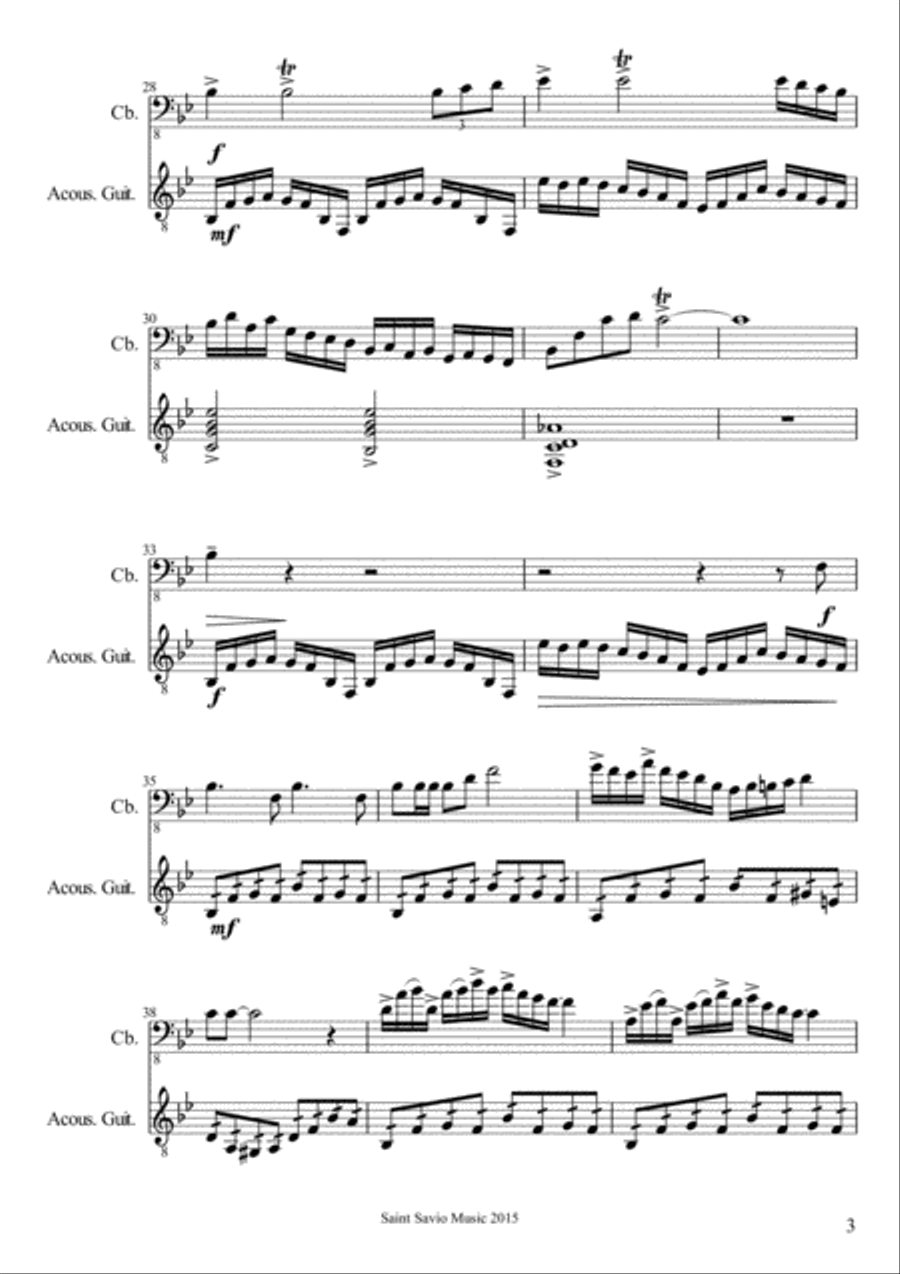 Prayer Prayer String Duet scores gallery preview page 3