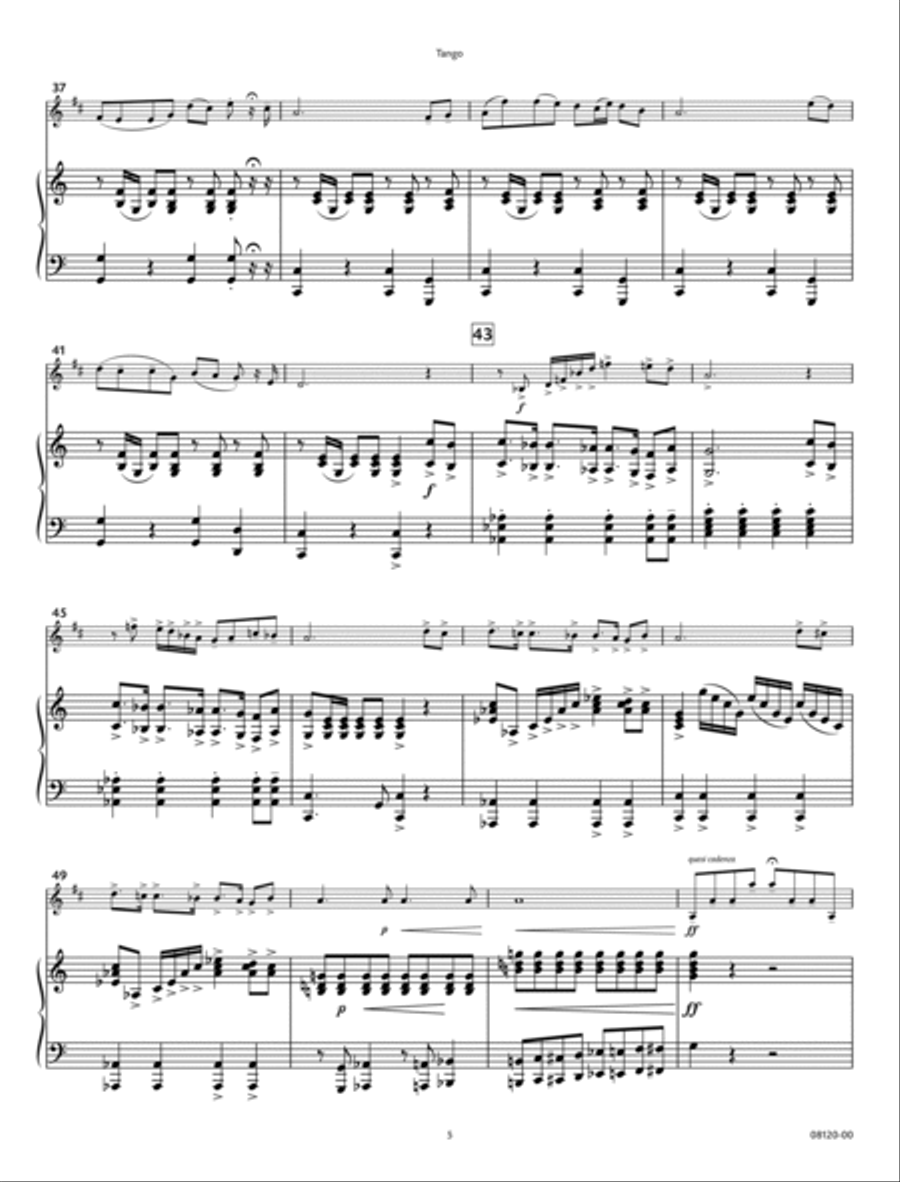 Tango Small Ensemble scores gallery preview page 3