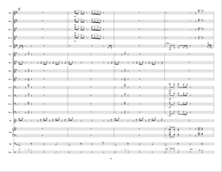 Scioto Shuffle - 17-piece Big Band Chart Jazz Ensemble scores gallery preview page 4
