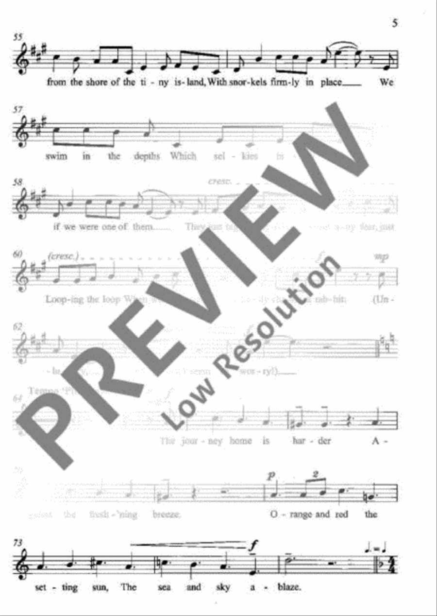 Otter Island Otter Island Children's Choir scores gallery preview page 4