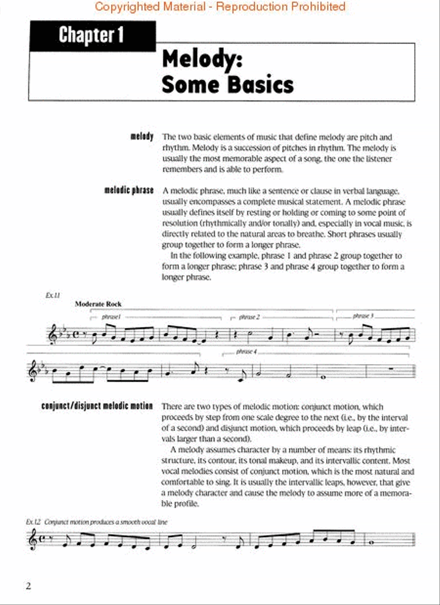 Melody in Songwriting Collection / Songbook scores gallery preview page 6
