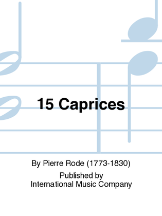 Book cover for 15 Caprices