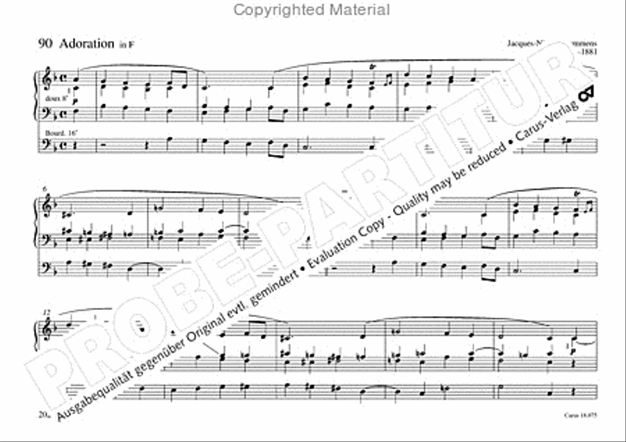 Freiburger Orgelbuch: Stammteil Organ Solo scores gallery preview page 203
