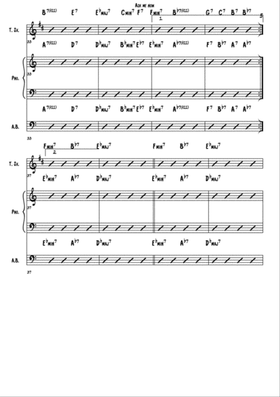 Ask Me Now Small Ensemble scores gallery preview page 5