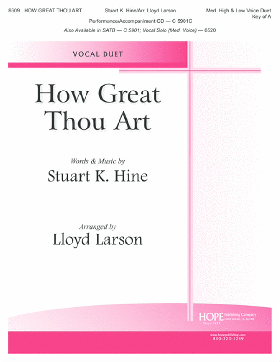 How Great Thou Art High Voice scores gallery preview page 2
