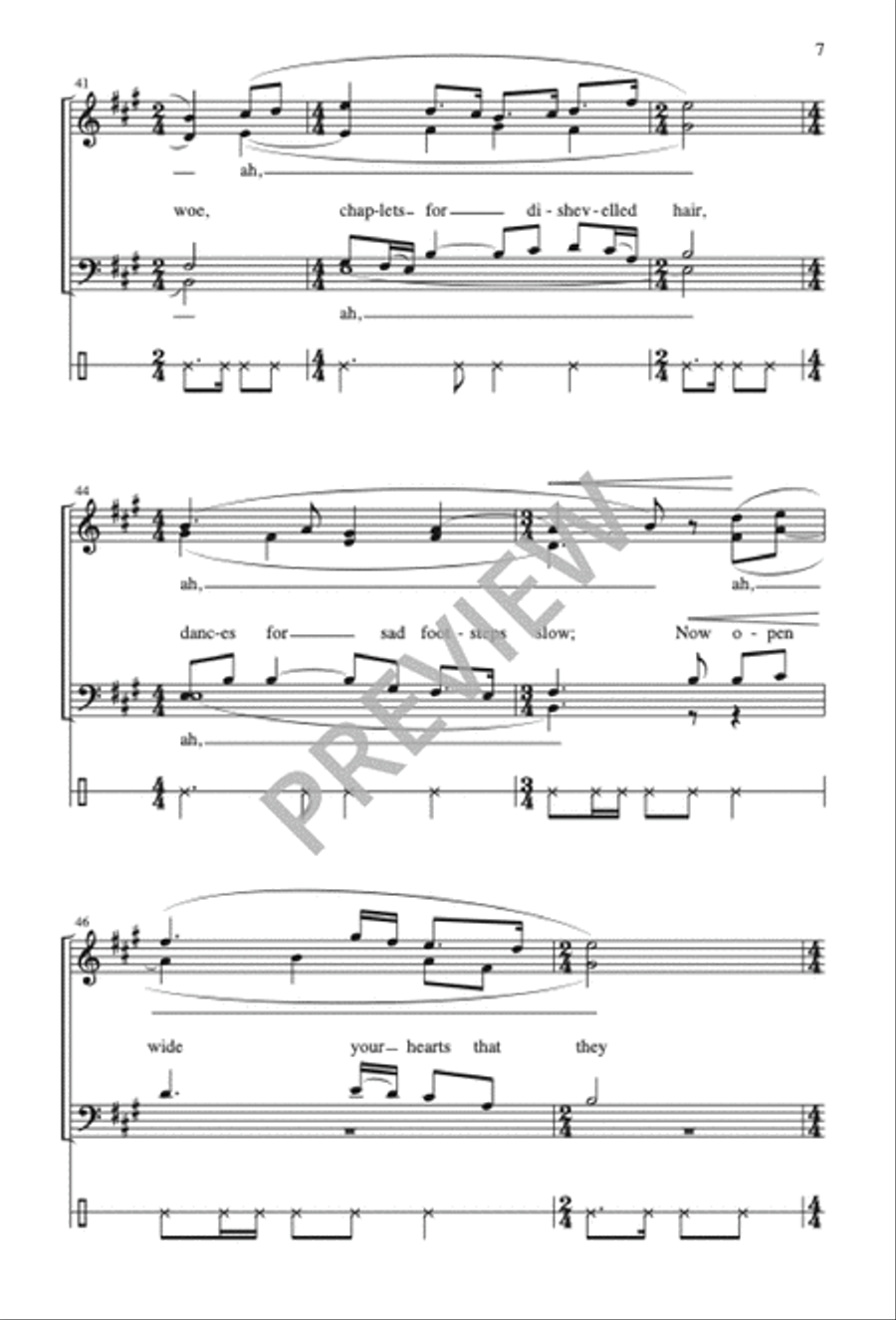 Easter Day SATTB scores gallery preview page 8