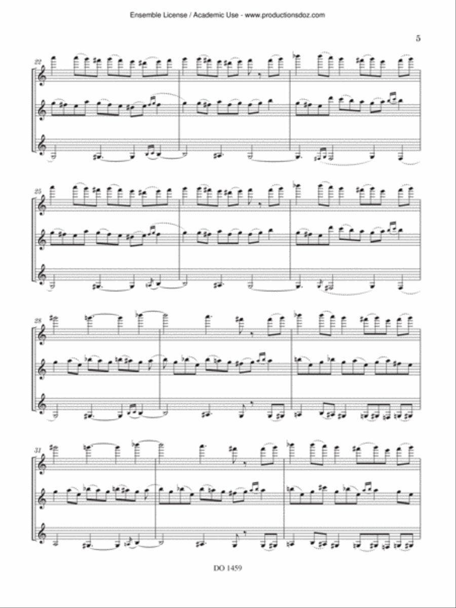 Triades Triades Guitar Ensemble scores gallery preview page 5