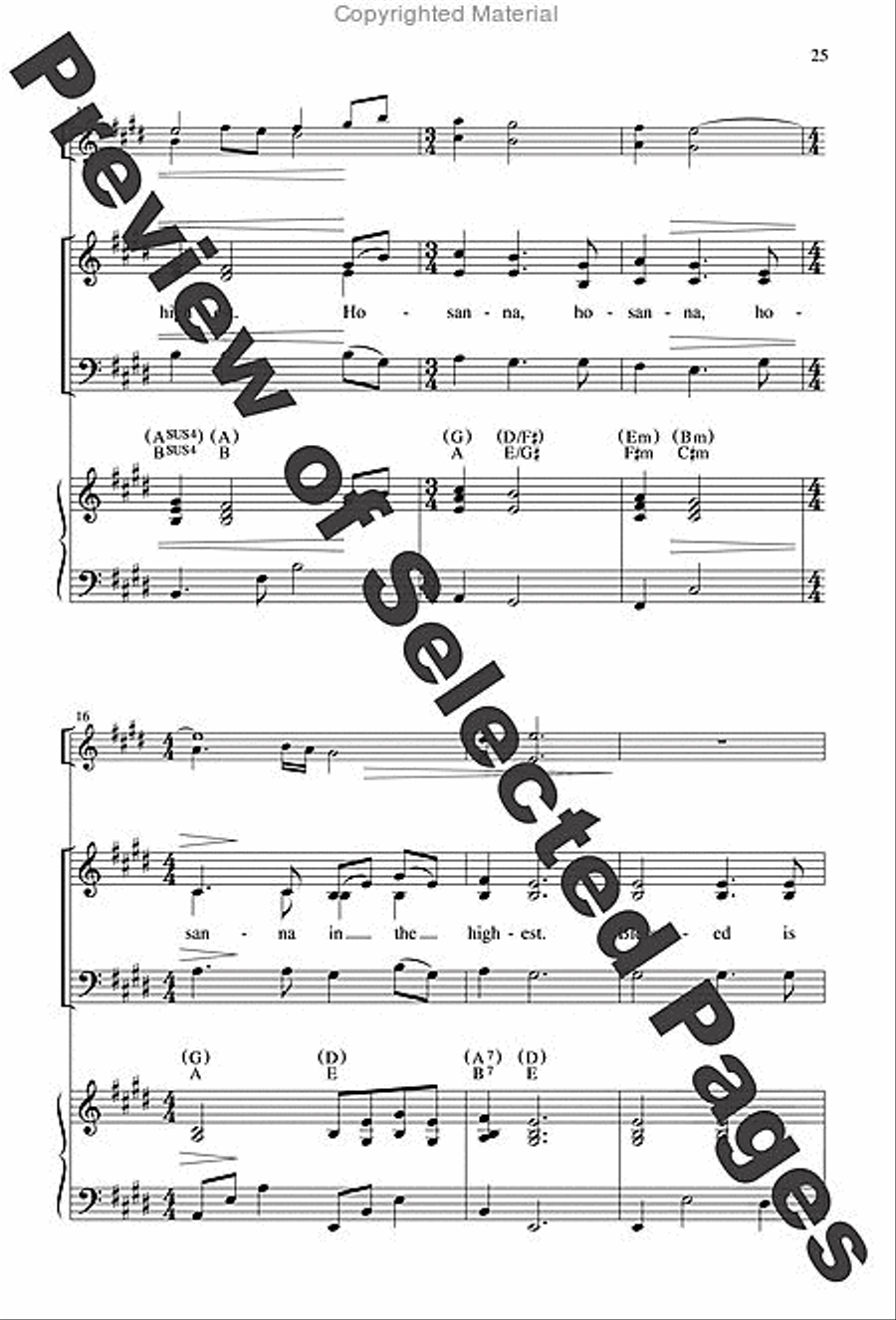 The Glendalough Mass - Choral / Accompaniment Edition 3-Part scores gallery preview page 13