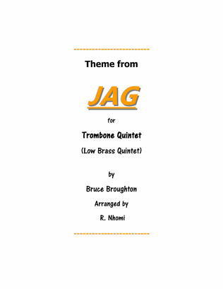 Book cover for Jag Theme