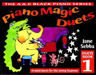 Book cover for Piano Magic Duets Book 1