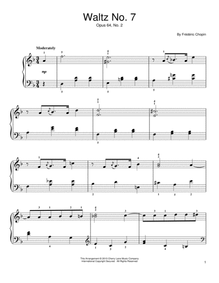 Waltz In C# Minor, Op. 64, No. 2