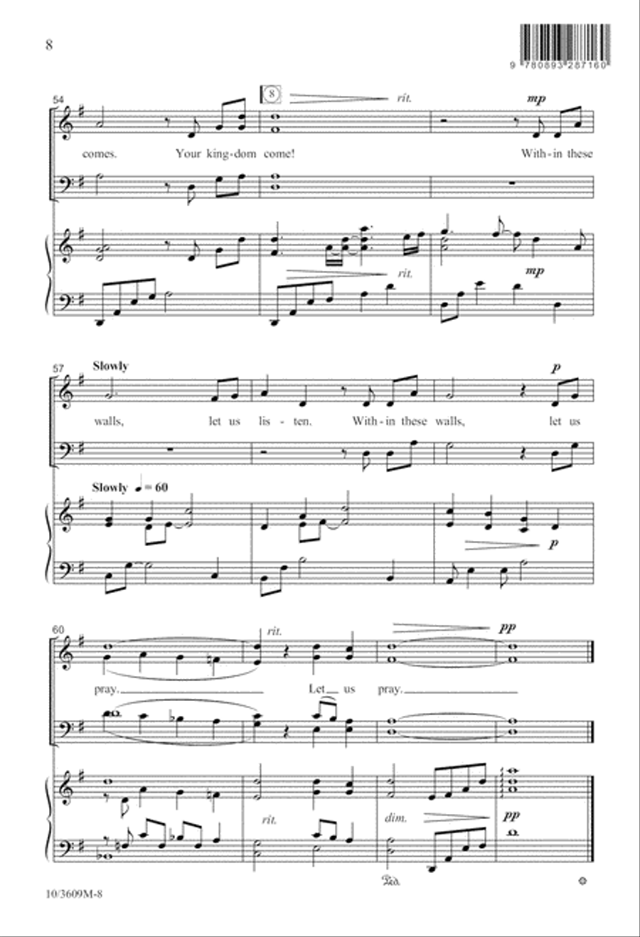 Within These Walls 4-Part scores gallery preview page 8