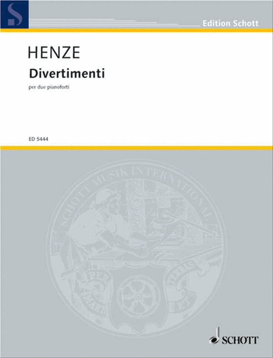 Divertimenti Divertimenti Piano Duet scores gallery preview page 1