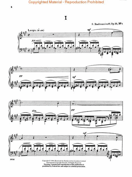10 Preludes, Op. 23 by Sergei Rachmaninoff Piano Solo - Sheet Music
