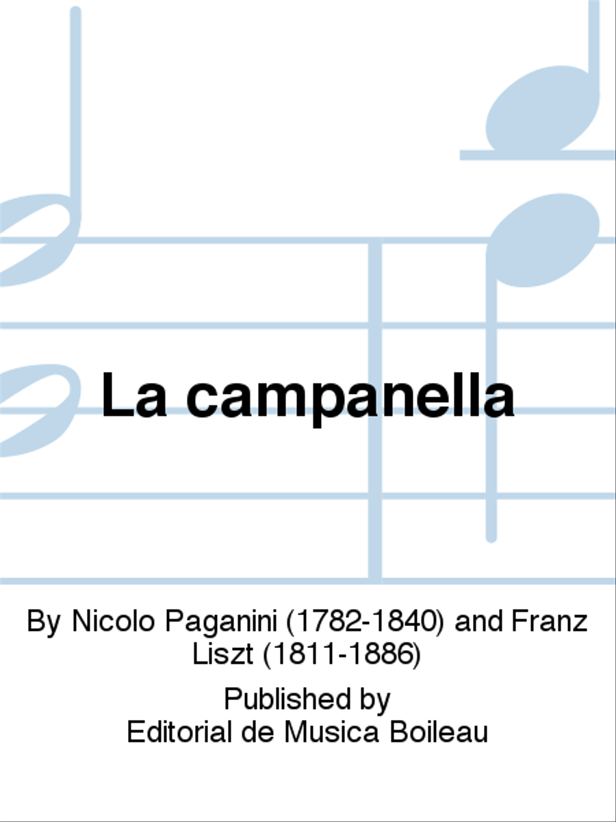 La campanella Piano Solo scores gallery preview page 1