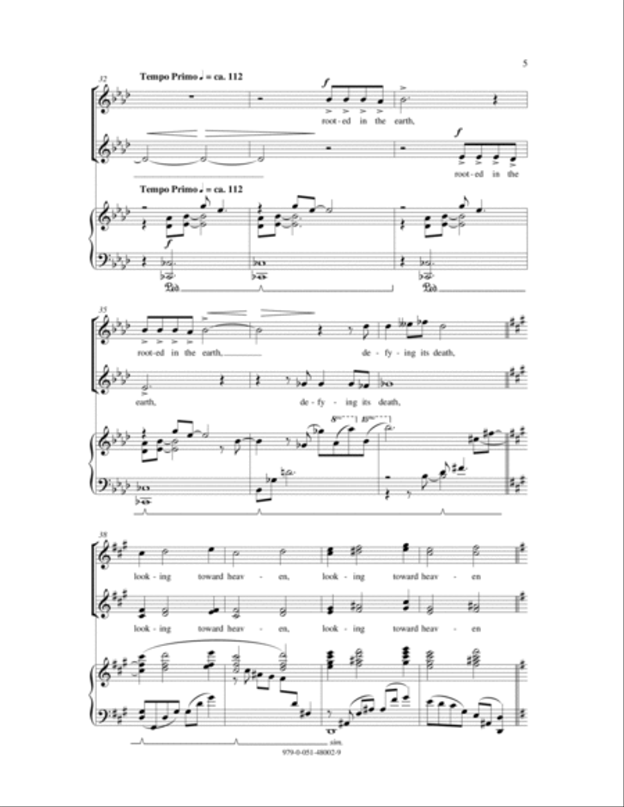 Song Of Woman Song Of Woman SSA scores gallery preview page 5