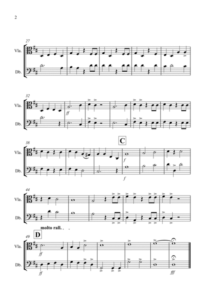 Hallelujah Chorus for Viola and Double Bass Duet image number null