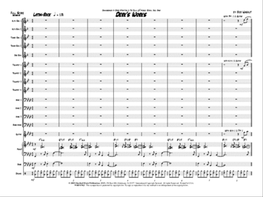 Derk's Works Jazz Ensemble scores gallery preview page 2