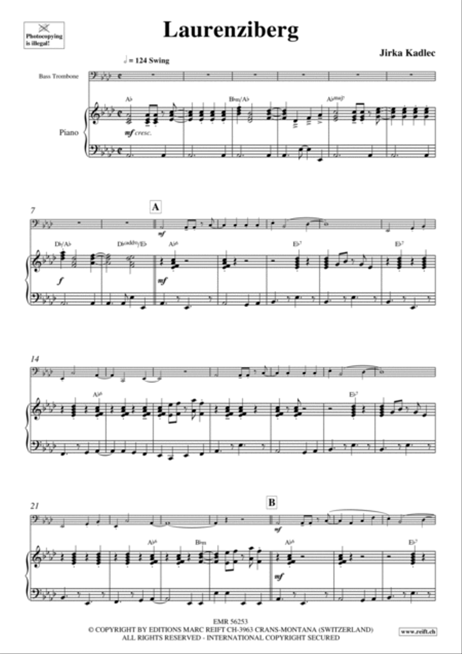 Laurenziberg Bass Trombone scores gallery preview page 4