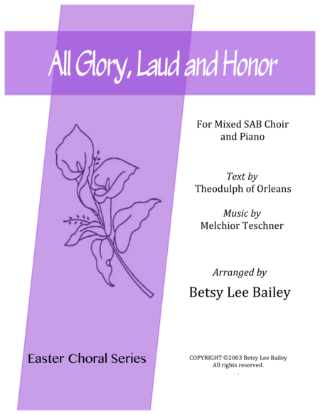 All Glory, Laud and Honor image number null