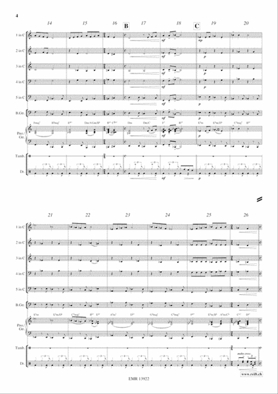 Ox And Donkey Blues Ox And Donkey Blues Woodwind Quintet scores gallery preview page 5