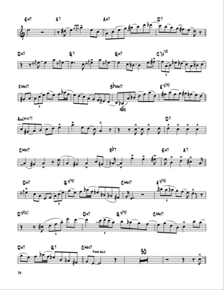 Just In Time Tenor Saxophone scores gallery preview page 3