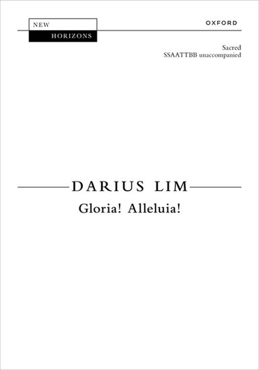 Book cover for Gloria! Alleluia!